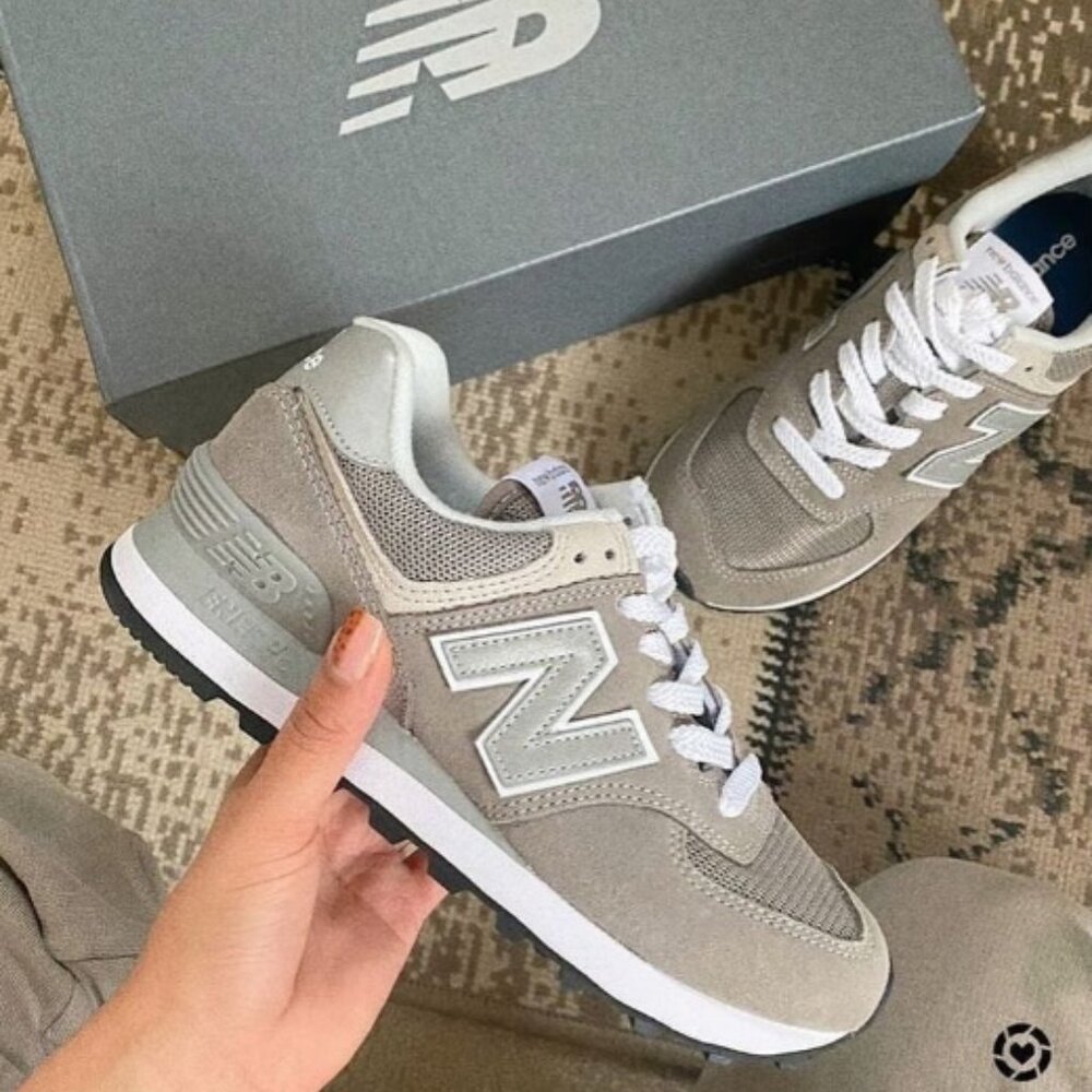 New Balance Women's 574 Core Grey/Grey/Grey Color Shoes
